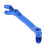 Gruppo sterzo in lega di alluminio per auto RC 1/10 blu 7