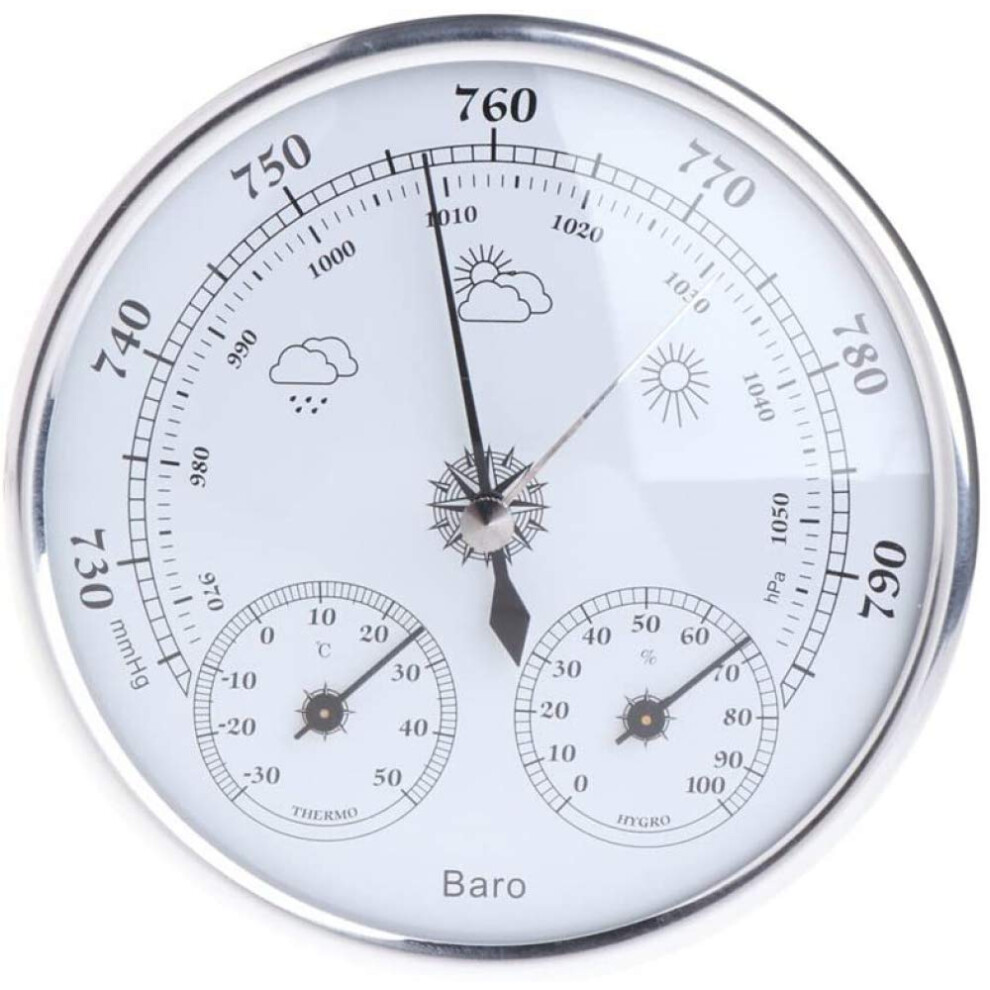 3 in 1 Multifunction Weather Station Barometer Thermometer