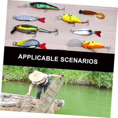 Fishing Hook Box Organiser ABS Plastic 11x7.5x3.5 cm 1