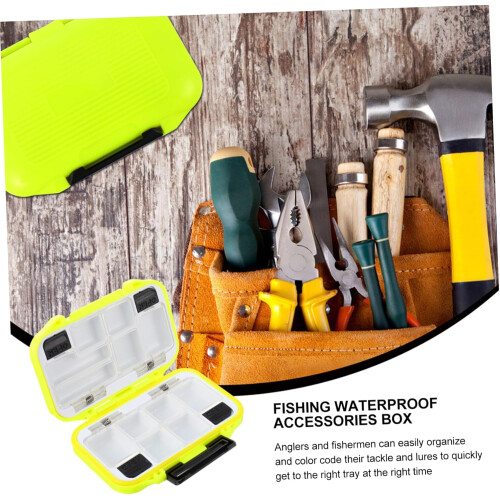 Fishing Hook Box Organiser ABS Plastic 11x7.5x3.5 cm 2