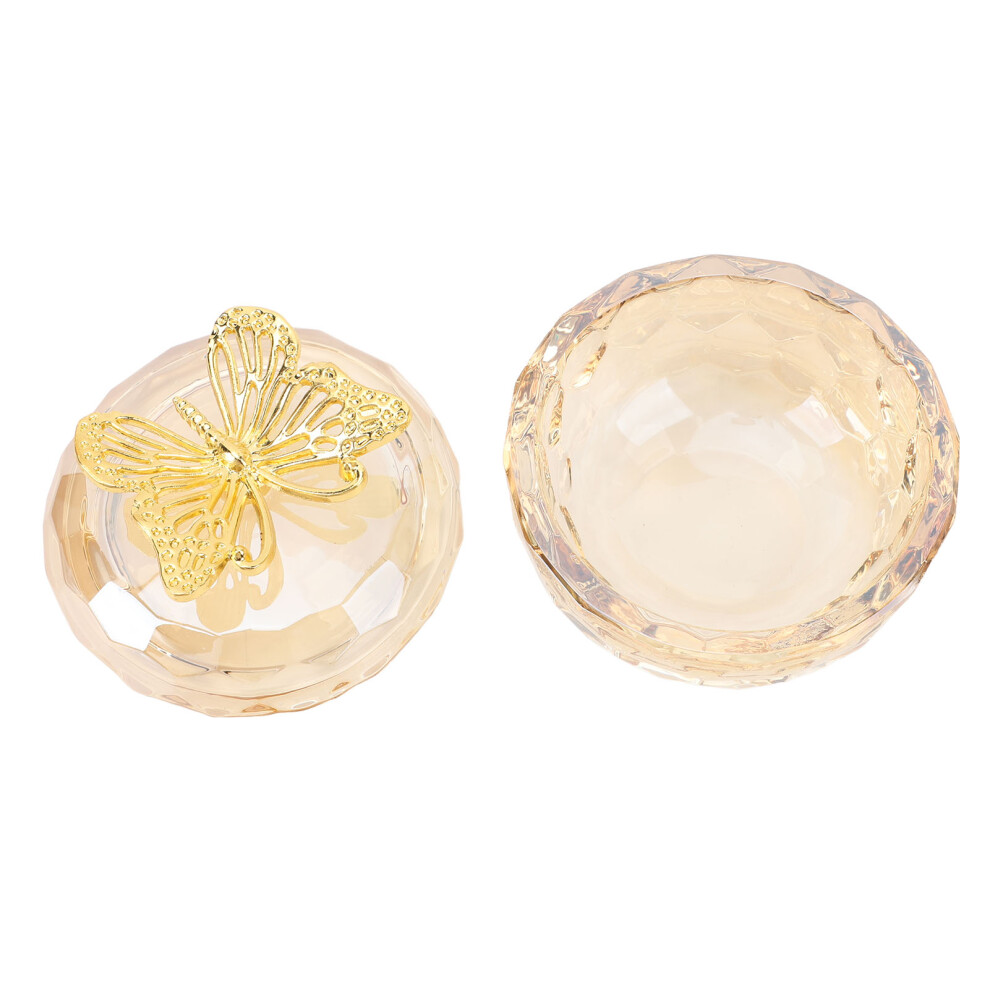 Large Glass Nail Art Cup 10ml, Multifunctional Dappen Dish with Alloy Lid
