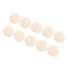 10 Stück Luffa Gesichtspeelingpads Rund Form Wiederverwendbar Sanftes Peeling Makeup Entferner Gesichtswaschapparat Set