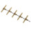 Durable 15pcs T-Shape Fishing Line Swivels with R Shaped Interface 9