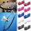 Badminton Racket Load Spreader Adapter Attachment Racket Stringing Machine Tool Racket Load Spreader Attachments Pack of 2 Red 2