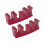 Badminton Racket Load Spreader Adapter Attachment Racket Stringing Machine Tool Racket Load Spreader Attachments Pack of 2 Red 1