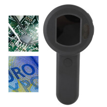 Digitaler Lupe 50X mit 2 Beleuchtungsmodi, tragbar, 2-Zoll-IPS-Bildschirm, Vergrößerungsglas für Schmuck, Banknoten, Stoffe und Gutachten,