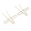 10pcs Book Page Clip Electroplated Stainless Steel 6