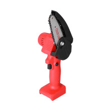 Rechargeable Mini Cordless Chainsaw 21V, 31cm, Red