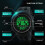 Digital men's watch, waterproof with LED backlight 2