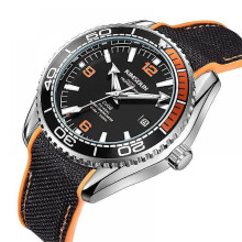 Herrenuhr Automatik Mechanisch Edelstahl Sport Taucheruhr Nh35 Uhrwerk, Saphirglas