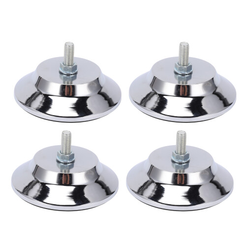 4pcs 5in Adjustable Billiard Table Leg Levelers Stainless Steel