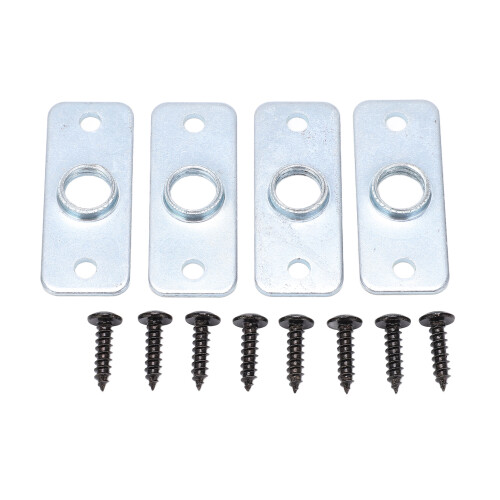4pcs 5in Adjustable Billiard Table Leg Levelers Stainless Steel 2