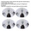 4pcs 5in Adjustable Billiard Table Leg Levelers Stainless Steel 4