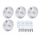 4pcs 5in Adjustable Billiard Table Leg Levelers Stainless Steel 2