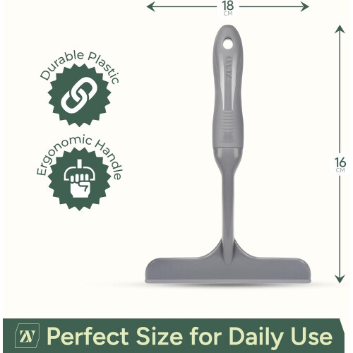 Zuvo Shower Squeegee Glass and Window Cleaner with Non Slip Handle 1