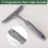 Zuvo Shower Squeegee Glass and Window Cleaner with Non Slip Handle 3