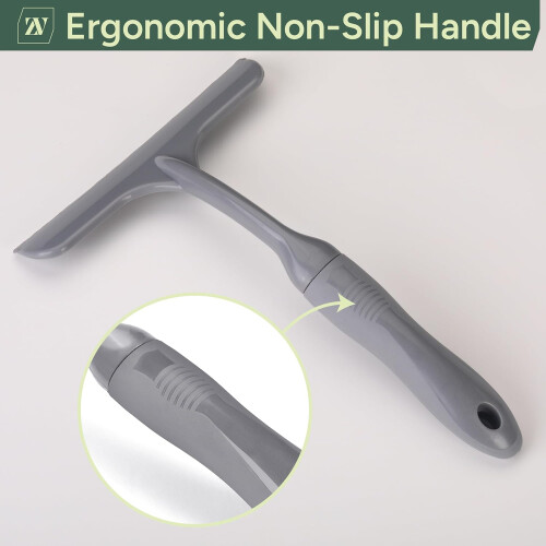 Zuvo Shower Squeegee Glass and Window Cleaner with Non Slip Handle 2