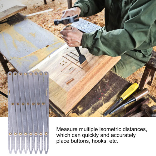Aluminum Adjustable Sewing Gauge - Precise Measuring for Home DIY 2