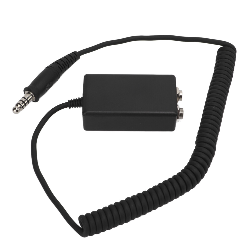 150Cm U174 Male To Ga Female Headset Adapter For Helicopter Communication 7901333155791