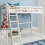 Noa and Nani Texas High Sleeper Cabin Bed in Classic White 2