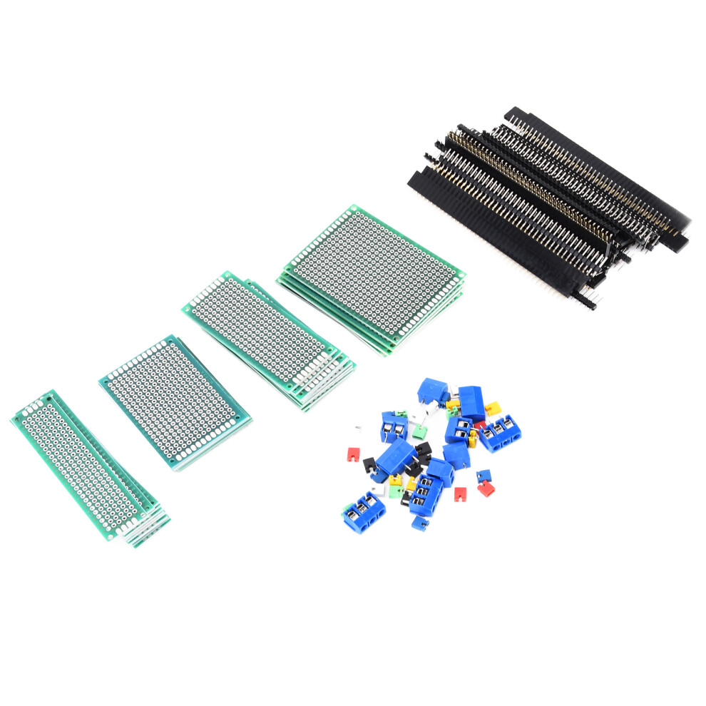 100Pcs Double Sided Pcb Boards Kit For Diy Electronics & Prototyping 8491333156335