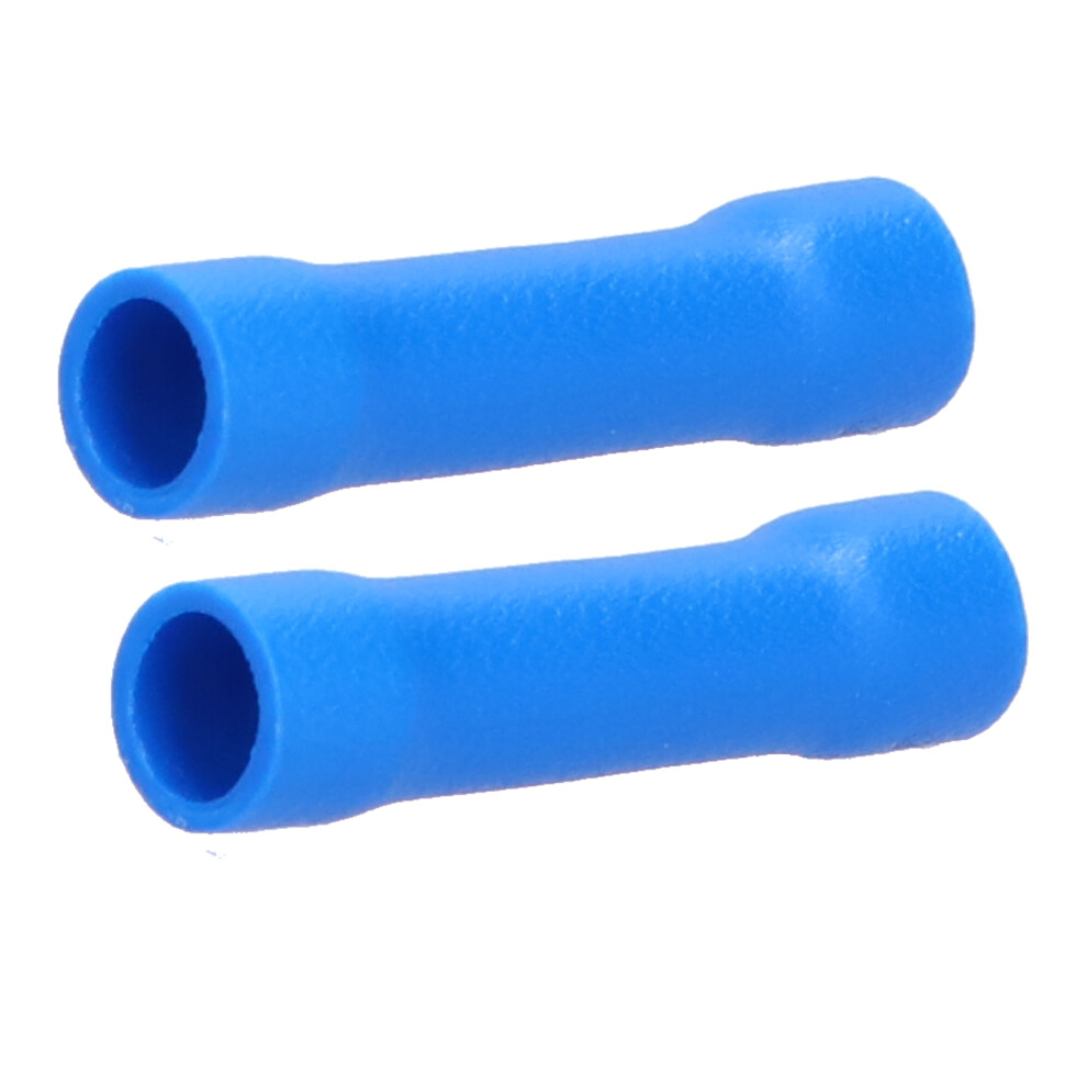 1000 Pcs Blue Fully Insulated Brass Butt Connectors 1.5-2.5Mm 5021333156702