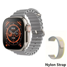 (wit en xiaobaiNL)49mm Smartwatch voor Apple Smart Watch ultra serie 8 Heren Dames Horloges NFC GPS