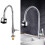 Copper 360 Rotating Pull Down Kitchen Sink Faucet G1/2 Universal 16