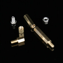 910Pcs M3 Brass Standoff Kit with Screws Nuts Washersfor PCB Motherboard