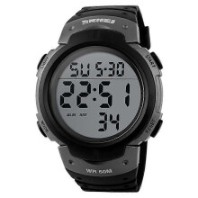 (Titan)1068 Wasserdichte digitale Sportuhr für Herren aus Titan