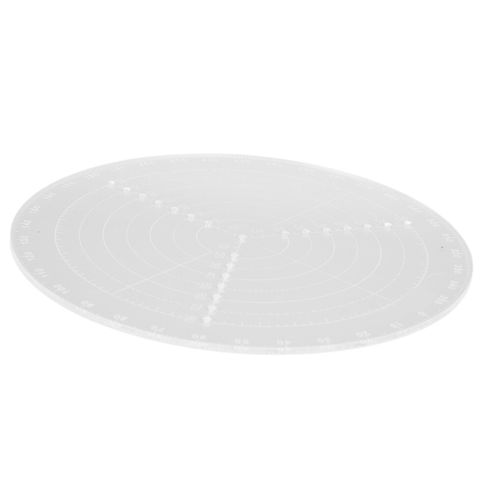 7.9In Diameter Acrylic Circle Finder For Woodworking And Craft Projects 7891333158017