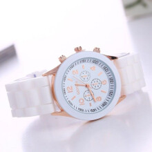(weiß) Quarz Armbanduhr Elektronische Uhr WEISS weiß