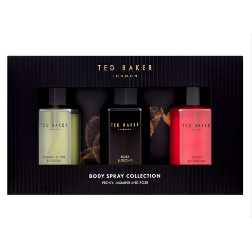 Ted Baker Ted Baker Peony, Jasmine & Rose Body Spray Collection 3x50ml