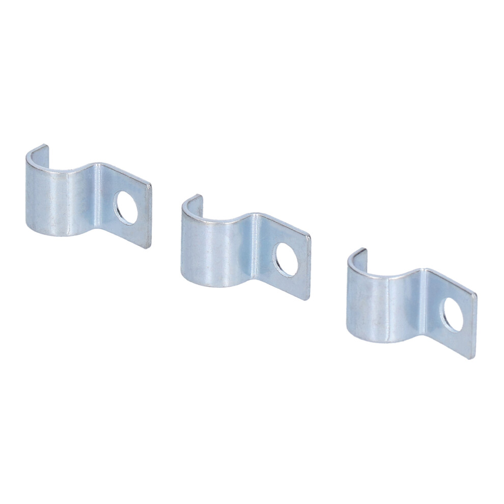 Single Hole Steel Pipe Clamp 20Pcs Zinc Plated Stainless Steel For 12Mm Pipes 8201333160405