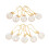 10Pcs Metal Stitch Marker Number 0‑9 Removable 2