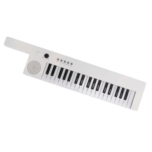 Portable 37-Key Mini Keytar Keyboard with 32 Note Polyphony White BF-3755