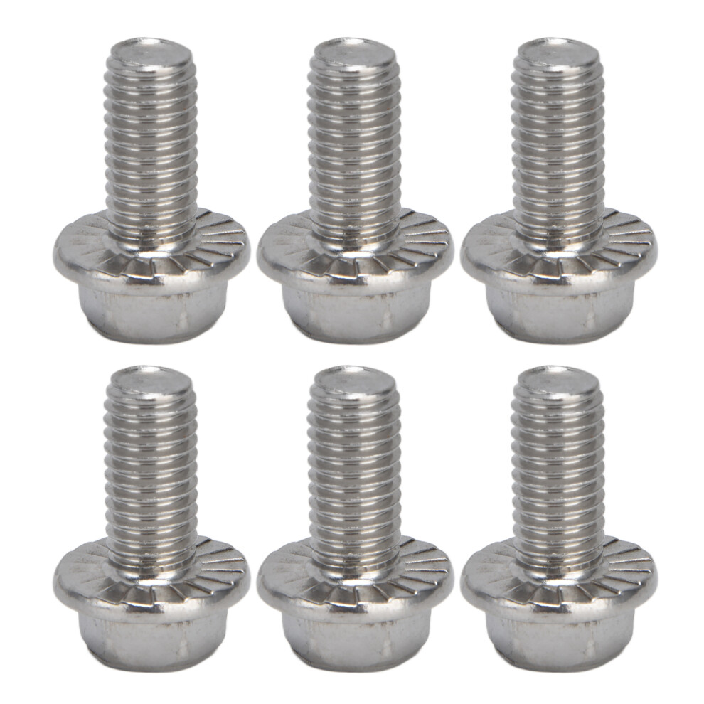20Pcs M10x1.5 A2-70 Stainless Steel Flanged Hex Bolts With Gasket 7631333162412
