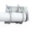 Supporto pivot bianco resistente 974 g 260x35x35 mm 16