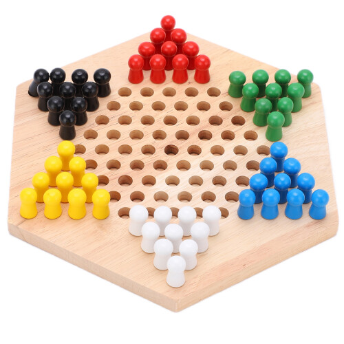 Jeu de dames chinoises coloré, Robin Wood 1