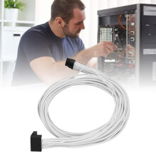 Netzteilkabel 12 4P auf 12 4P mit 90 Biegung, 700 mm, 600 W, für 12VHPWR PCI‑E 5.0, 3090Ti, 4090, 4080 Grafikkarten, TYPE A