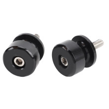 Motorcycle Swing Arm Spools Slider 8mm CNC Alloy Black for Street & Cruiser Bikes
