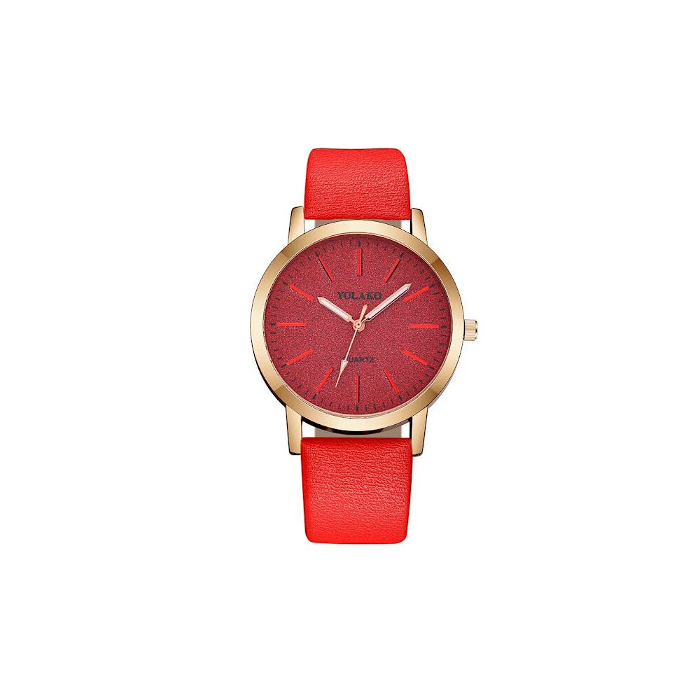 (Rosso)Orologi Da Donna Di Marca, Orologi Da Donna Di Lusso, Orologi Da Donna Al Quarzo, Orologio Da