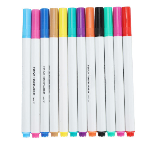 12pcs Iron On Transfer Pens Professional Fine Tip 1