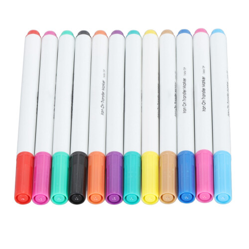 12pcs Iron On Transfer Pens Professional Fine Tip 2