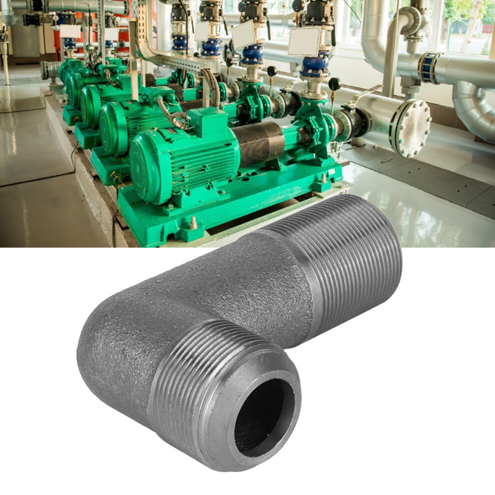 Cast Iron Air Compressor Elbow Fittings 33X15/30Mm Durable Threaded Coupler 7891333167064