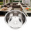 295x130mm RV Sink 304 Stainless Steel Round Rust 11