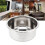 295x130mm RV Sink 304 Stainless Steel Round Rust 12