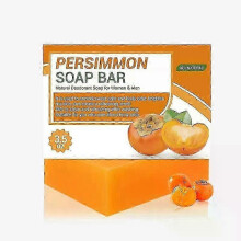 Persimmon Soap Bar for Old People Smell, Natural Deodorant Body Face Bar Soap for Body Odor Control, Remove Bad Body Odor, Men & Women Deodorizing, Ha