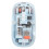 Trasparente PixArt 3065 500mAh 11,3x5,7x2,5cm 10