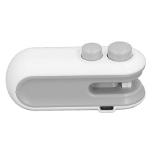 Mini scellage de sac 400mAh 0.17lb blanc rechargeable